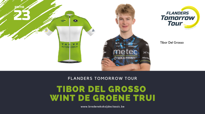 Tibor Del Grosso wint de groene trui